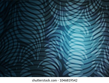 Light BLUE vector abstract doodle background. Doodles on blurred abstract background with gradient. The pattern can be used for coloring books and pages for kids.