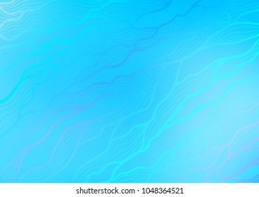 Light BLUE vector abstract doodle texture. A vague abstract illustration with doodles in Indian style. The best blurred design for your business.