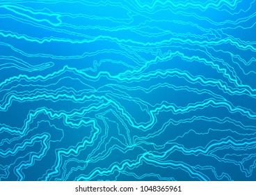 Light BLUE vector abstract doodle pattern. Doodles on blurred abstract background with gradient. The template can be used as a background for cell phones.