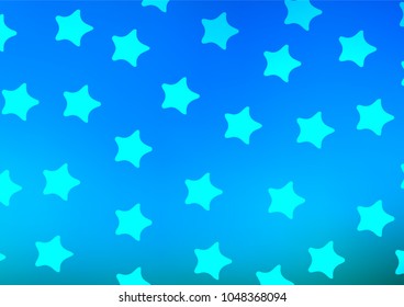Light BLUE vector abstract doodle pattern. Creative illustration in blurred style with doodles and Zen tangles. The textured pattern can be used for website.
