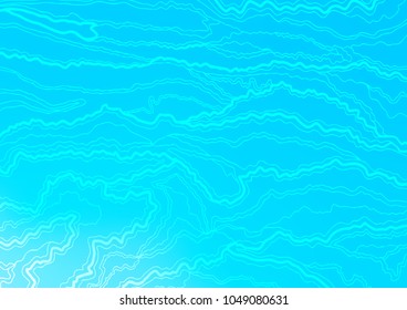 Light BLUE vector abstract doodle background. Blurred decorative design in Indian style with Zen tangles. The elegant pattern can be used as a part of a brand book.