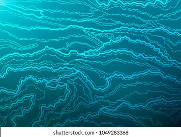 Light BLUE vector abstract doodle template. Decorative shining illustration with doodles on abstract template. The template can be used as a background for cell phones.