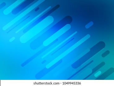 Light BLUE vector abstract doodle background. Decorative shining illustration with doodles on abstract template. The completely new template can be used for your brand book.