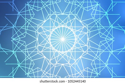 Light BLUE vector abstract doodle background. Glitter abstract illustration with doodles and lines drawn by child. The completely new template can be used for your brand book.