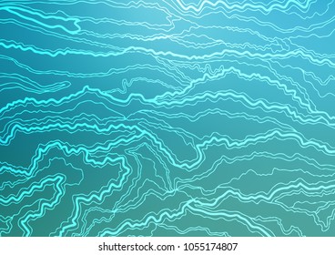 Light BLUE vector abstract doodle texture. Blurred decorative design in Indian style with Zen tangles. Brand-new design for your business.