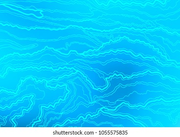 Light BLUE vector abstract doodle template. A vague abstract illustration with doodles in Indian style. The doodle design can be used for your web site.