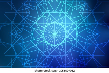 Light BLUE vector abstract doodle wallpaper. Brand-new colored illustration in blurry style with doodles drawn by child. Hand painted design for web, leaflet, textile.