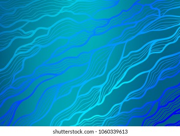 Light BLUE vector abstract doodle background. Creative illustration in blurred style with doodles and Zen tangles. The elegant pattern can be used as a part of a brand book.