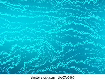 Light BLUE vector abstract doodle background. Ethnic elegant natural pattern with gradient. A new texture for your design.