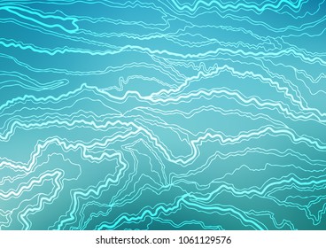 Light BLUE vector abstract doodle texture. Blurred decorative design in Indian style with Zen tangles. The doodle design can be used for your web site.