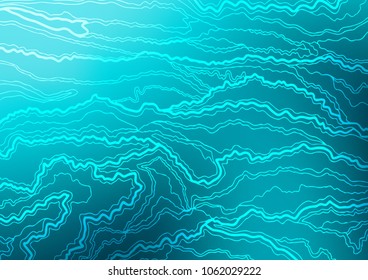 Light BLUE vector abstract doodle texture. Creative illustration in blurred style with doodles and Zen tangles. The pattern can be used for heads of websites and designs.