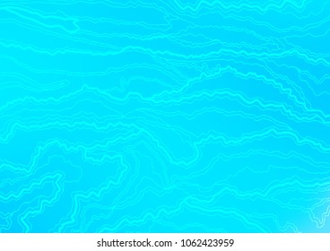 Light BLUE vector abstract doodle pattern. Shining colored illustration with doodles in Zen tangle style. The template can be used as a background for cell phones.