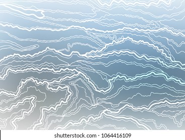 Light BLUE vector abstract doodle texture. Sketchy hand drawn doodles on blurred background. The pattern can be used for coloring books and pages for kids.