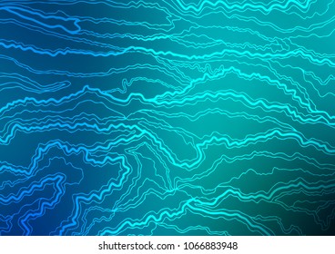 Light BLUE vector abstract doodle pattern. A vague abstract illustration with doodles in Indian style. The template can be used as a background for cell phones.