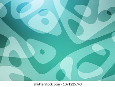 Light BLUE vector abstract doodle background. Geometric doodle illustration in Origami style with gradient. Brand-new style for your business design.