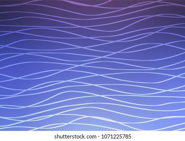 Light BLUE vector abstract doodle template. Decorative shining illustration with doodles on abstract template. A completely new template for your business design.