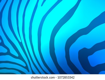 Light BLUE vector abstract doodle background. Shining colored illustration with doodles in Zen tangle style. A completely new template for your business design.