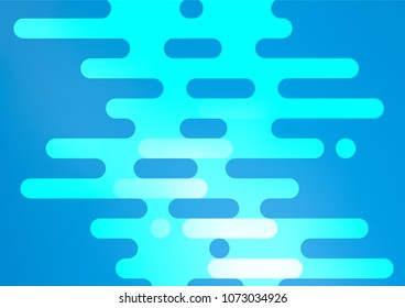 Light BLUE vector abstract doodle background. A vague abstract illustration with doodles in Indian style. The pattern can be used for heads of websites and designs.