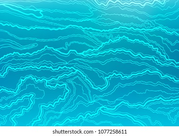 Light BLUE vector abstract doodle template. Colorful illustration in abstract style with doodles and Zen tangles. Hand painted design for web, leaflet, textile.