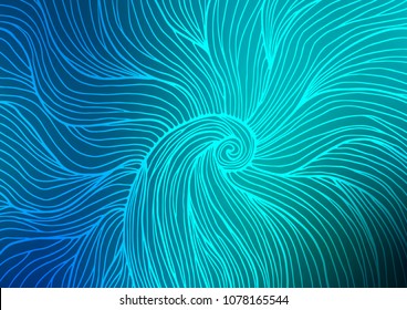 Light BLUE vector abstract doodle pattern. A completely new color illustration in doodle style. The completely new template can be used for your brand book.