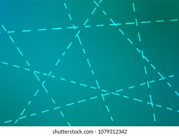 Light BLUE vector abstract doodle template. Glitter abstract illustration with doodles and Zen tangles. The elegant pattern can be used as a part of a brand book.