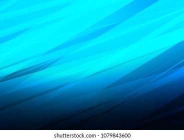 Light BLUE vector abstract doodle pattern. An elegant bright illustration with lines in Natural style. Brand new design for your business.