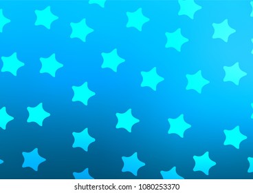 Light BLUE vector abstract doodle texture. Decorative shining illustration with doodles on abstract template. The pattern can be used for coloring books and pages for kids.