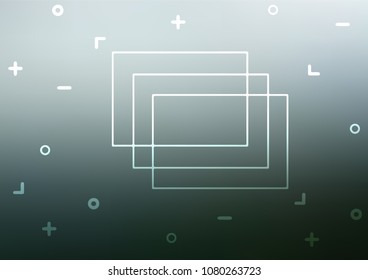 Light BLUE vector abstract doodle texture. Ethnic elegant natural pattern with gradient. A new texture for your design.