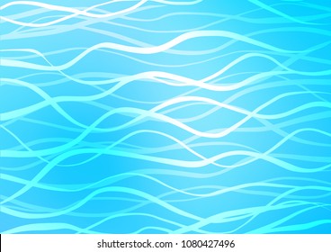 Light BLUE vector abstract doodle pattern. Colorful illustration in abstract style with doodles and Zen tangles. The pattern can be used for heads of websites and designs.