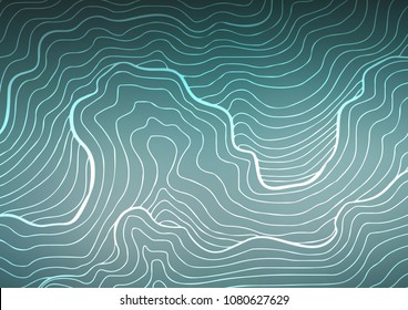 Light BLUE vector abstract doodle pattern. Ethnic elegant natural pattern with gradient. Brand-new design for your business.