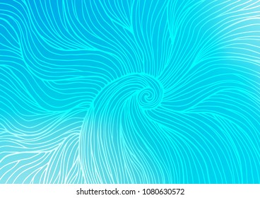 Light BLUE vector abstract doodle pattern. Geometric doodle illustration in Origami style with gradient. The doodle design can be used for your web site.