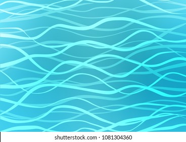 Light BLUE vector abstract doodle texture. Creative illustration in blurred style with doodles and Zen tangles. Hand painted design for web, wrapping, wallpaper.