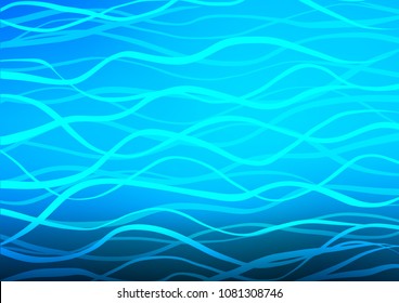 Light BLUE vector abstract doodle pattern. Colorful illustration in abstract style with doodles and Zen tangles. The doodle design can be used for your web site.