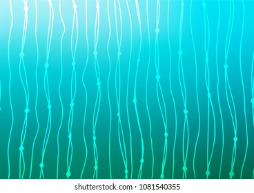Light BLUE vector abstract doodle template. Decorative shining illustration with doodles on abstract template. A completely new template for your business design.