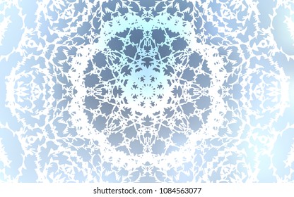 Light BLUE vector abstract doodle background. Brand-new colored illustration in blurry style with doodles drawn by child. Hand painted design for web, wrapping, wallpaper.