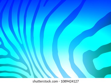 Light BLUE vector abstract doodle background. Glitter abstract illustration with doodles and Zen tangles. Hand painted design for web, leaflet, textile.