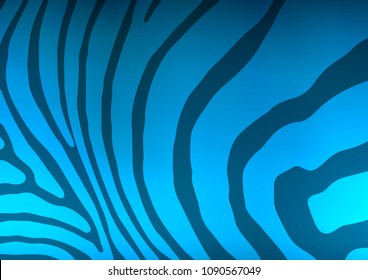 Light BLUE vector abstract doodle pattern. Creative illustration in blurred style with doodles and Zen tangles. Brand-new design for your business.