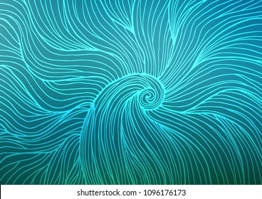 Light BLUE vector abstract doodle texture. Brand-new colored illustration in blurry style with doodles. The completely new template can be used for your brand book.