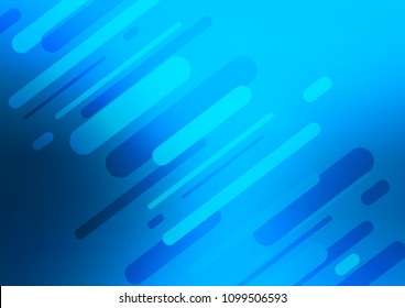 Light BLUE vector abstract doodle template. Sketchy hand drawn doodles on blurred background. The pattern can be used for heads of websites and designs.