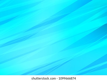 Light BLUE vector abstract doodle template. Colorful illustration in abstract style with doodles and Zen tangles. The pattern can be used for wallpapers and coloring books.