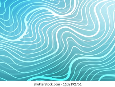 Light BLUE vector abstract doodle background. Glitter abstract illustration with doodles and Zen tangles. The pattern can be used for wallpapers and coloring books.