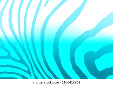 Light BLUE vector abstract doodle pattern. Blurred decorative design in Indian style with Zen tangles. The textured pattern can be used for website.