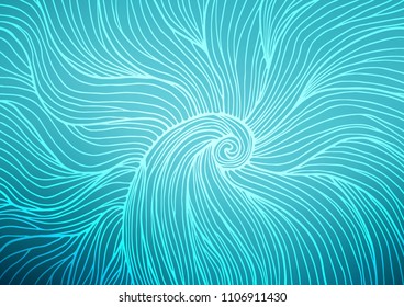 Light BLUE vector abstract doodle texture. Decorative shining illustration with doodles on abstract template. A completely new template for your business design.