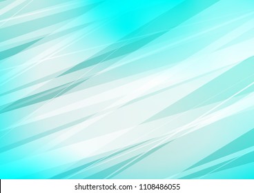 Light BLUE vector abstract doodle template. A vague abstract illustration with doodles in Indian style. The textured pattern can be used for website.