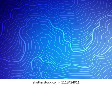 Light BLUE vector abstract doodle pattern. Doodles on blurred abstract background with gradient. The pattern can be used for coloring books and pages for kids.