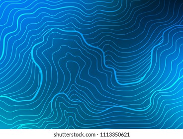 Light BLUE vector abstract doodle texture. Geometric doodle illustration in Origami style with gradient. A completely new design for your business.