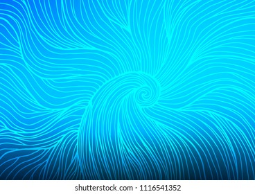 Light BLUE vector abstract doodle texture. Decorative shining illustration with doodles on abstract template. A new texture for your design.