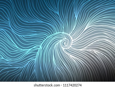 Light BLUE vector abstract doodle pattern. Sketchy hand drawn doodles on blurred background. The pattern can be used for coloring books and pages for kids.