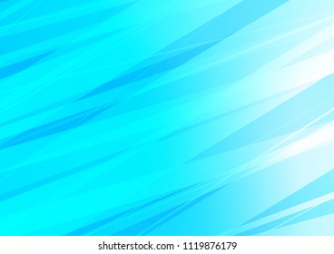 Light BLUE vector abstract doodle template. Colorful abstract illustration with lines in Asian style. The textured pattern can be used for website.