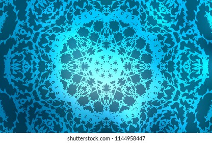 Light BLUE vector abstract doodle wallpaper. A completely new color illustration in doodle style drawn by child. The pattern can be used for wallpapers and coloring books.